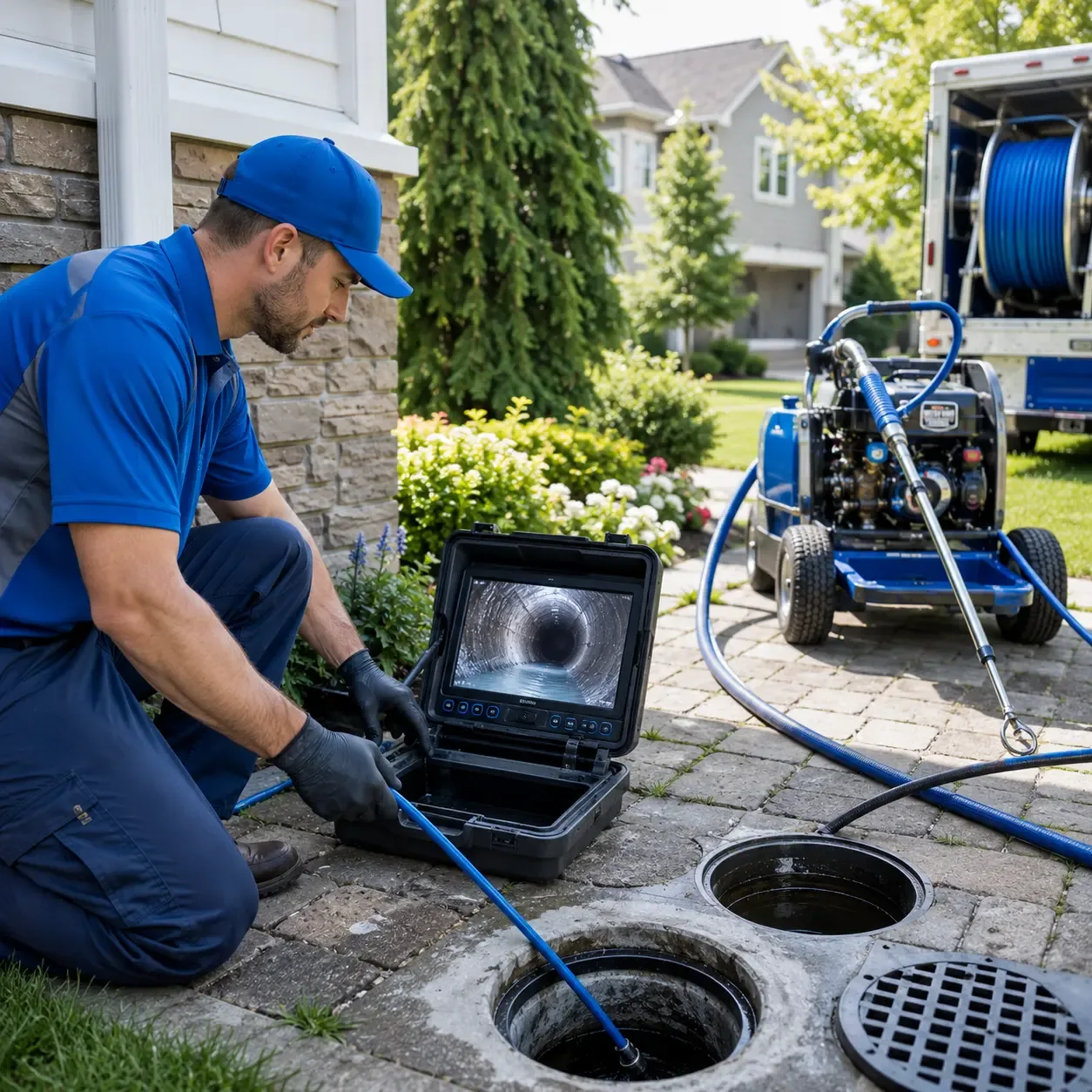 Outdoor drain cleaning professionals serving Newark, MD